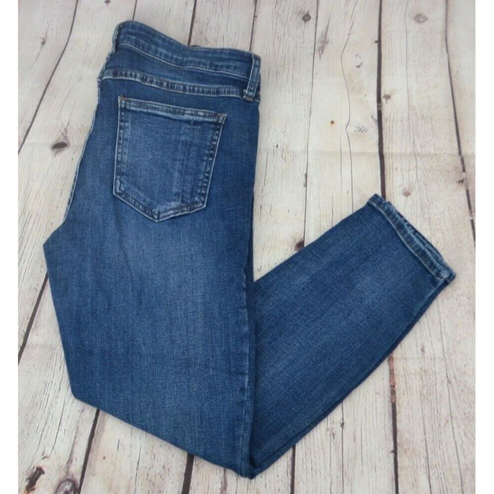 PISTOLA Women's Anais Zip Cuff Skinny Jeans SIZE 31 Dark Wash
